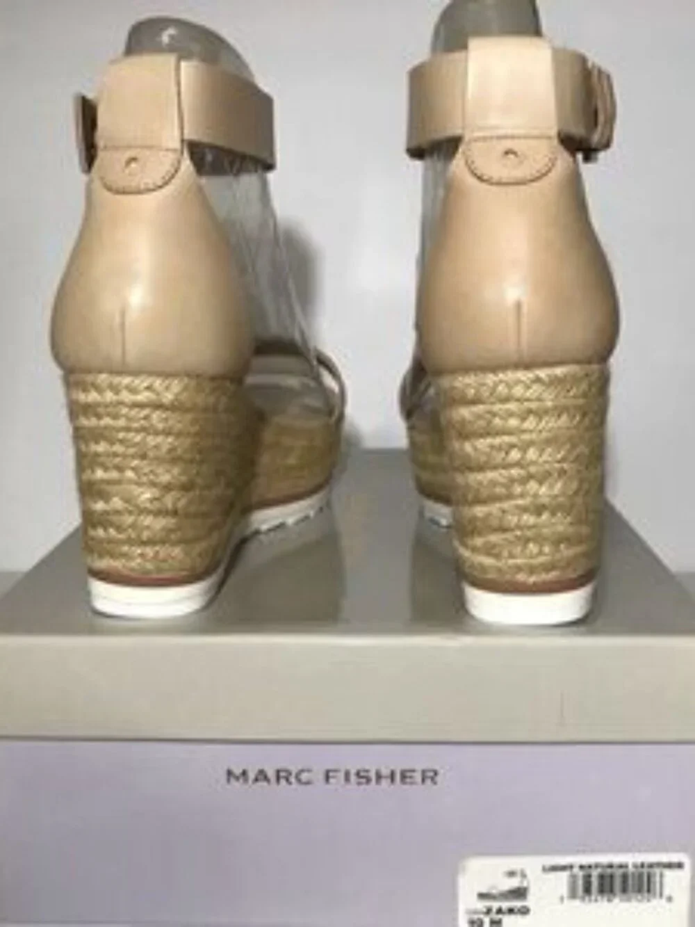Marc Fisher Zako Leather Espadrille Sandals